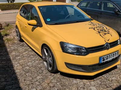 Occasion VW Polo Team 86 ch (63 kW) 2010 Jaune Citadine