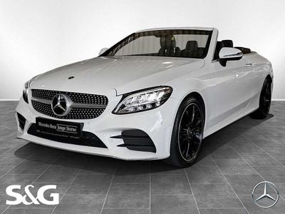 Brugt Mercedes C300 AMG 258 HK (189 kW) 2021 Hvid Cabriolet