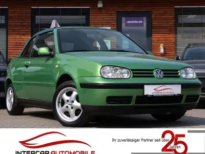 Gebraucht VW Golf Comfortline 75 PS (55 kW) 1999 Cosmicgruen metallic Cabrio