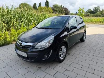 Gebraucht Opel Corsa 69 PS (50 kW) 2012 Schwarz Kleinwagen