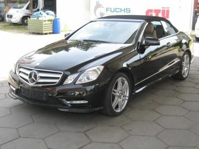 Gebraucht Mercedes E500 AMG 408 PS (300 kW) 2012 Obsidianschwarz  metalliclack Cabrio