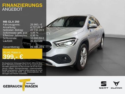Usata Mercedes GLA250 218 CV (160 kW) 2020 Argento SUV