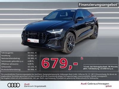 Second-hand Audi Q8 S-Line 340 CP (250 kW) 2023 Negru SUV
