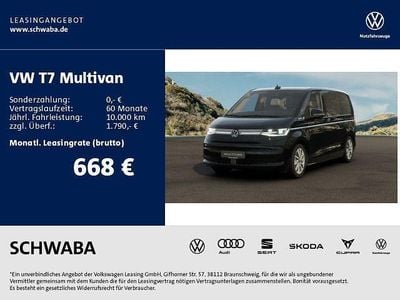 Nuova VW Multivan Style 150 CV (110 kW) 2025 Nero Monovolume