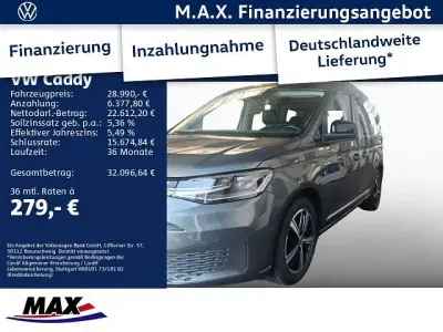 Gebraucht VW Caddy Style 122 PS (89 kW) 2022 Grau Van / Kleinbus