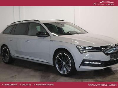 Gebraucht Skoda Superb SportLine 218 PS (160 kW) 2021 Steelgrau Kombi