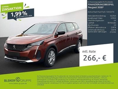 Gebraucht Peugeot 5008 Active 131 PS (96 kW) 2023 Lackierung cuprite/metallic klarlack Van / Kleinbus