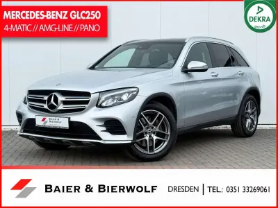 Używany Mercedes GLC250 AMG line 211 KM (155 kW) 2018 Srebrny SUV