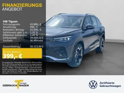 Neu VW Tiguan R-line 150 PS (110 kW) 2026 Schwarz SUV