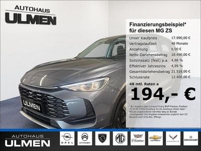 Neu MG ZS 116 PS (85 kW) 2025 Grau Limousine