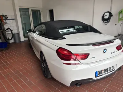 Gebraucht BMW 640 Cabriolet Sport Line 313 PS (230 kW) 2018 Weiß Cabrio