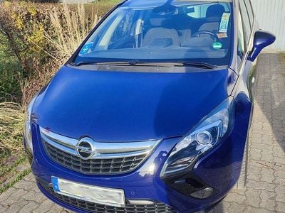 Gebraucht Opel Zafira Tourer Selection 110 PS (80 kW) 2012 Blau Van / Kleinbus