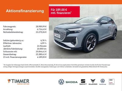 Gebraucht Audi Q4 e-tron Ambiente 150 kW (204 PS) 2022 Grau SUV