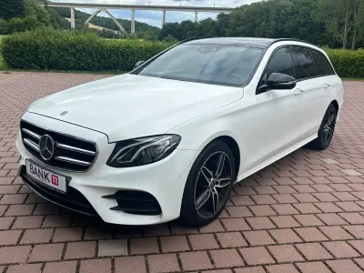 Gebraucht Mercedes E220 AMG line 194 PS (142 kW) 2018 Weiß Limousine
