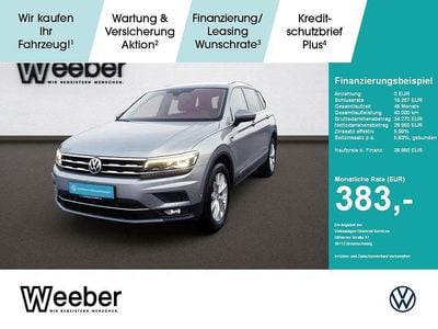 Gebraucht VW Tiguan Allspace Highline 150 PS (110 kW) 2021 Pyrite silver (metallic) SUV