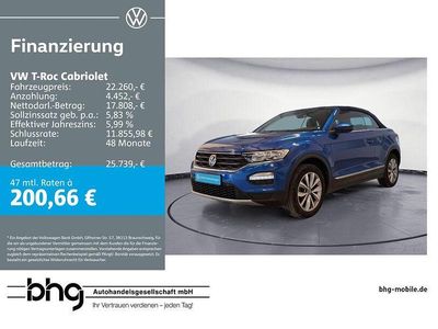 Gebraucht VW T-Roc 150 PS (110 kW) 2022 Blau SUV