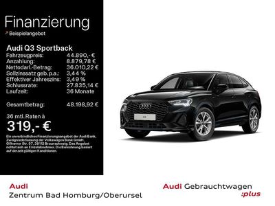 Gebraucht Audi Q3 S-Line 150 PS (110 kW) 2025 Mythosschwarz metallic SUV