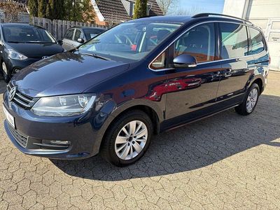 Second-hand VW Sharan Comfortline 140 CP (102 kW) 2014 Albastru Monovolum