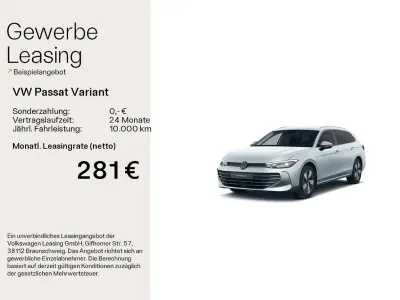 Gebraucht VW Passat Business 150 PS (110 kW) 2025 Oyster silver metallic Kombi