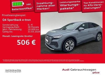 Grau Gebraucht 2025 Audi Q4 Sportback e-tron S-Line SUV | 46.950 € (Fairer Preis)