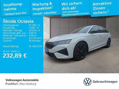 Moonweiss metallic Gebraucht 2025 Skoda Octavia RS Kombi | 37.280 € (Fairer Preis)