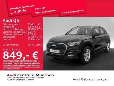 Gebraucht Audi Q5 Basis 204 PS (150 kW) 2024 Brillantschwarz SUV