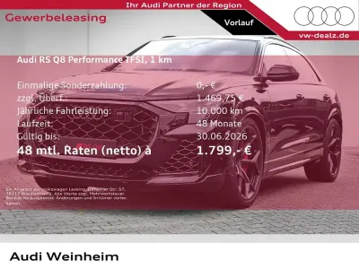 Nuova Audi RS Q8 Performance 640 CV (470 kW) 2026 Nero SUV