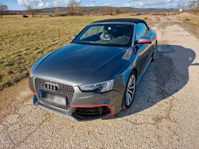 Usata Audi RS5 Sport 450 CV (330 kW) 2014 Grigio Cabrio