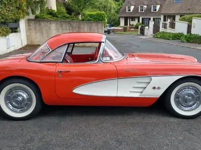 Brugt Corvette C1 250 HK (183 kW) 1958 Rød Cabriolet