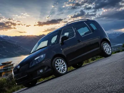 Gebraucht Skoda Roomster 86 PS (63 kW) 2015 Schwarz Van / Kleinbus