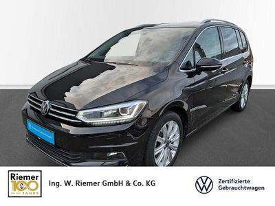 Gebraucht VW Touran Highline 150 PS (110 kW) 2023 Schwarz Van / Kleinbus