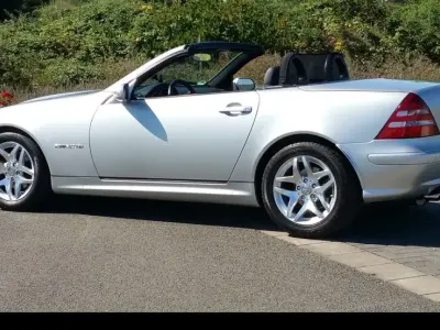 Gebraucht Mercedes SLK230 197 PS (144 kW) 2002 Silber Cabrio