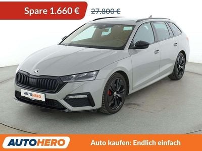 Gebraucht Skoda Octavia RS 245 PS (180 kW) 2021 Seda steel/steel grau Kombi