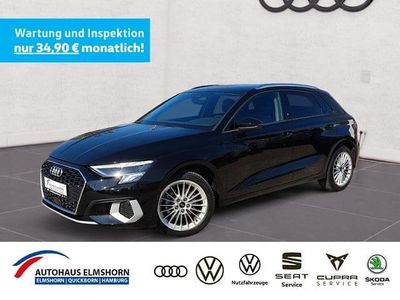 Usata Audi A3 Advanced Plus 110 CV (80 kW) 2023 Nero Berlina