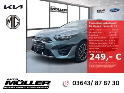 Gebraucht Kia Ceed Sportswagon Platinum 141 PS (103 kW) 2023 Usg) yucca stahlgrau met. (grau Kombi
