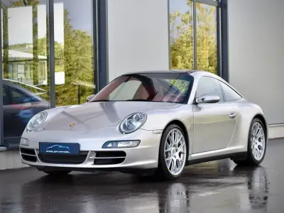 Occasion Porsche 911 Targa 4S Chrono 355 PK (261 kW) 2008 Zilver Cabriolet