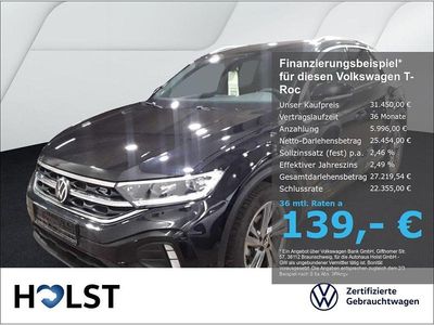 Gebraucht VW T-Roc R-line 150 PS (110 kW) 2025 Schwarz SUV