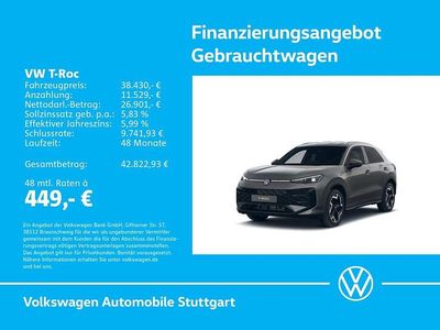 Gebraucht VW T-Roc R-line 150 PS (110 kW) 2026 Grau SUV