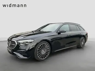 Gebraucht Mercedes E220 AMG line 197 PS (144 kW) 2026 Metalliclack obsidianschwarz Kombi