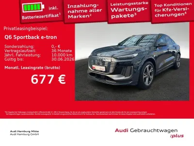 Second-hand Audi Q6 Sportback e-tron Performance 225 kW (306 CP) 2025 Albastru SUV