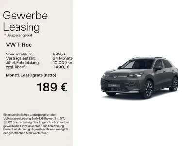 Nowe VW T-Roc Cabriolet Style 150 KM (110 kW) 2026 Szary SUV