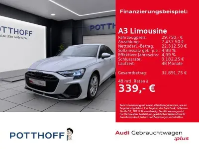 Gebraucht Audi A3 S-Line 116 PS (85 kW) 2025 Gletscherweiß metallic Limousine