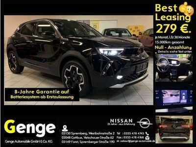 Gebraucht Opel Mokka-e Ultimate 100 kW (136 PS) 2023 Diamant schwarz metallic SUV