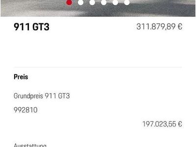 Gebraucht Porsche 911 GT3 2024 Schwarz Coupé