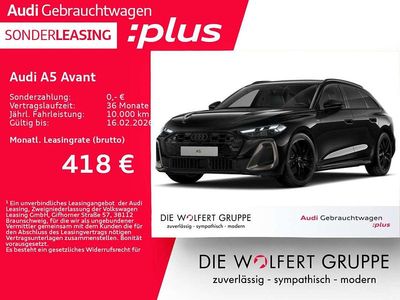 Mythosschwarz metallic Gebraucht 2025 Audi A5 Ambiente Kombi | 53.699 € (Fairer Preis)