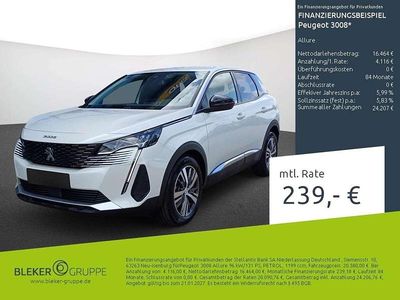 Gebraucht Peugeot 3008 Allure 131 PS (96 kW) 2023 Weiß SUV