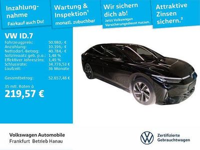 Gebraucht VW ID.7 GTX 250 kW (340 PS) 2025 Schwarz Limousine