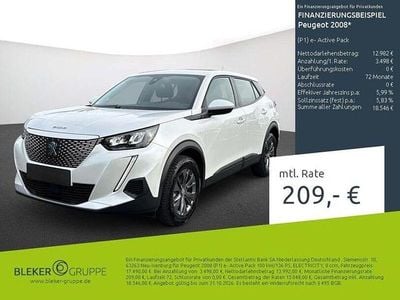 Gebraucht Peugeot e-2008 Active 100 kW (136 PS) 2021 Weiß SUV
