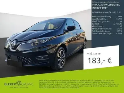 Second-hand Renault Zoe Intens 100 kW (136 CP) 2020 Negru Hatchback