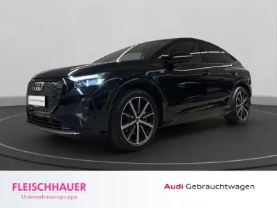 Gebraucht Audi Q4 Sportback e-tron S-Line 150 kW (204 PS) 2023 Schwarz SUV